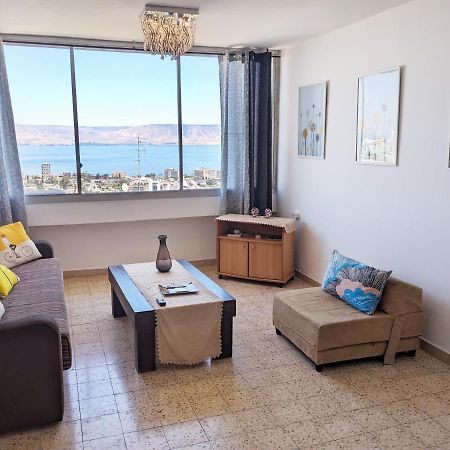 1Bdrm Apt With Panoramic View Of Sea And Mountains Tiberiade Esterno foto