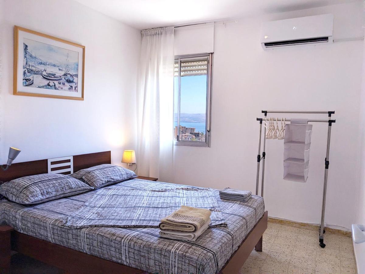 1Bdrm Apt With Panoramic View Of Sea And Mountains Tiberiade Esterno foto