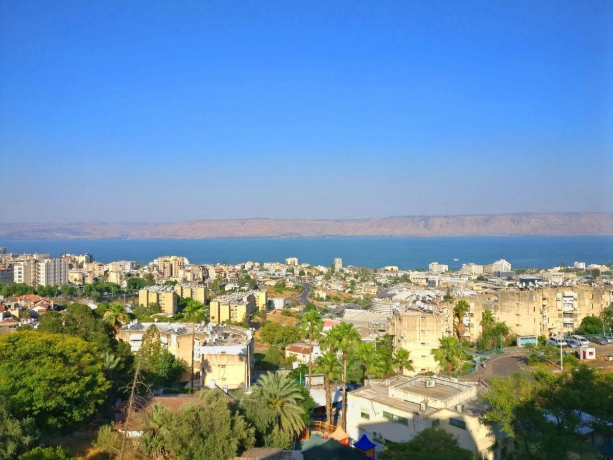 1Bdrm Apt With Panoramic View Of Sea And Mountains Tiberiade Esterno foto